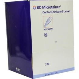 BD MICROTAINER Lanzette blau 1,5x2 mm 200 St