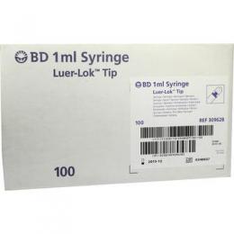 BD PLASTIPAK Spr.1 ml Luer Lok 3teilig 100X1 ml