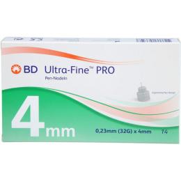 BD ULTRA-FINE PRO Pen-Nadeln 4 mm 32 G 0,23 mm 14 St.