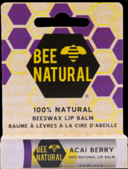 BEE Natural Lippenpflege-Stift Acai Beere 4.25 g