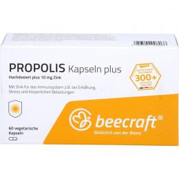 BEECRAFT Propolis Kapseln Plus 60 St.