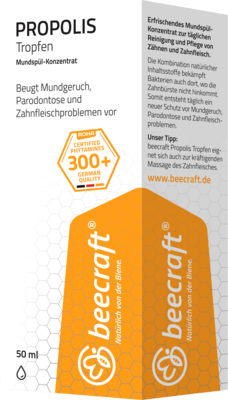 BEECRAFT Propolis Tropfen Mundspl-Konzentrat 50 ml