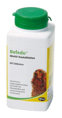 Ein aktuelles Angebot für Befedo MinVit f.Hunde vet 60 St Kautabletten Nahrungsergänzung für Tiere - jetzt kaufen, Marke Zoetis Deutschland GmbH.