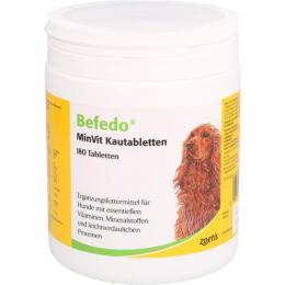 BEFEDO MinVit Kautabletten f.Hunde 180 St.