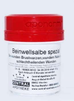 Beinwellsalbe spezial zur Pflege bei Verletzungen und Wunden 30 g