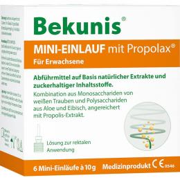 BEKUNIS Mini-Einlauf mit Propolax Klistiere 6 St.