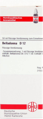 BELLADONNA D 12 Dilution 50 ml