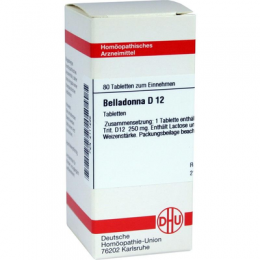 BELLADONNA D 12 Tabletten 80 St