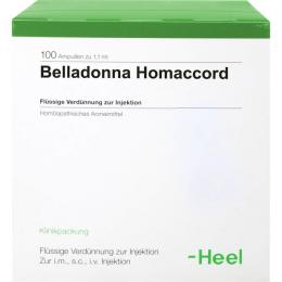 BELLADONNA HOMACCORD Ampullen 100 St.