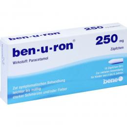 Ein aktuelles Angebot für Ben-u-ron 250MG Zäpfchen 10 St Kleinkinder-Suppositorien Kopfschmerzen & Migräne - jetzt kaufen, Marke Bene Arzneimittel GmbH.