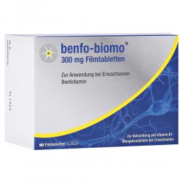 Ein aktuelles Angebot für BENFO-biomo 300 mg Filmtabletten 60 St Filmtabletten Nahrungsergänzungsmittel - jetzt kaufen, Marke biomo pharma GmbH.