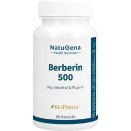 BERBERIN 500 Myo-Inositol & Piperin vegan Kapseln 60 St.