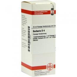 BERBERIS D 4 Dilution 20 ml