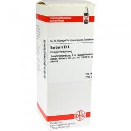 BERBERIS D 4 Dilution 50 ml