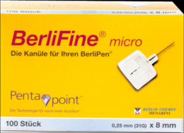 BERLIFINE micro Kanlen 0,25x8 mm 100 St