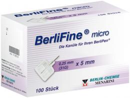 Ein aktuelles Angebot für BerliFine micro Kanülen 0,25 x 5 mm 100 St Kanüle Blutzuckermessgeräte & Teststreifen - jetzt kaufen, Marke Berlin-Chemie AG.