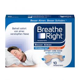 BESSER Atmen Breathe Right Nasenpfl.normal beige 10 St Pflaster