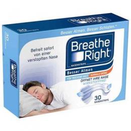 BESSER Atmen Breathe Right Nasenpfl.normal transp. 30 St