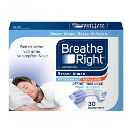 BESSER Atmen Breathe Right Nasenpfl.normal transp. 30 St Pflaster