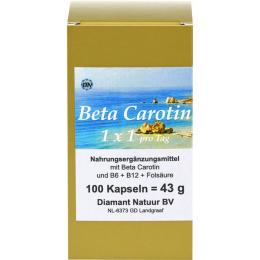 BETA CAROTIN 1x1 pro Tag Kapseln 100 St.