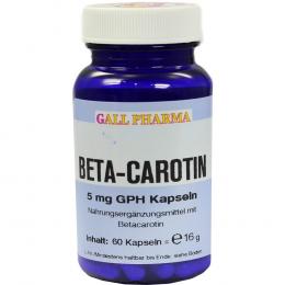 Beta-Carotin 5mg 60 St Kapseln