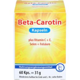 BETA CAROTIN KAPSELN+Vitamin C+E 60 St. (31 g)