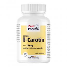 BETA CAROTIN NATURAL 15 mg ZeinPharma Weichkapseln 90 St Weichkapseln