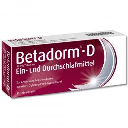 Ein aktuelles Angebot für BETADORM D 20 St Tabletten Durchschlaf- & Einschlafhilfen - jetzt kaufen, Marke Recordati Pharma GmbH.
