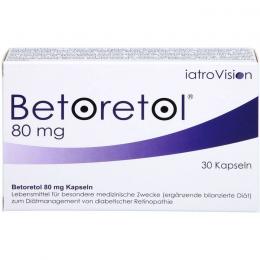 BETORETOL 80 mg Kapseln 30 St.