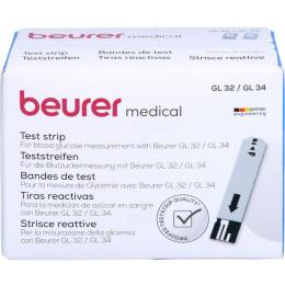 BEURER GL32/GL34/BGL60 Blutzucker Teststreifen 50 St.