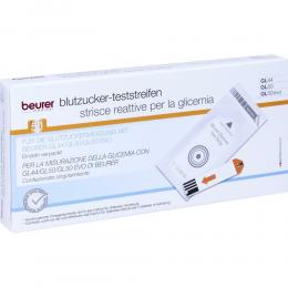 BEURER GL44/GL50 Blutzucker-Teststreifen Folie 50 St Teststreifen
