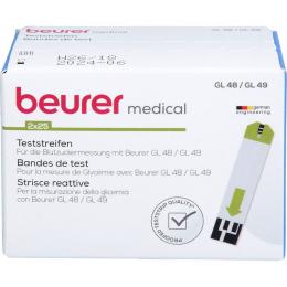 BEURER GL48/GL49 Blutzucker Teststreifen 50 St.