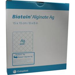 Ein aktuelles Angebot für BIATAIN Alginate Ag Kompressen 15x15 cm mit Silber 10 St Verband Verbandsmaterial - jetzt kaufen, Marke Coloplast GmbH.