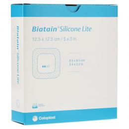 BIATAIN Silicone Lite Schaumverband 12,5x12,5 cm 10 St Verband