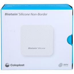 BIATAIN Silicone Non-Border Schaumverb.7,5x7,5 cm 10 St.