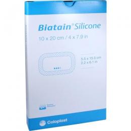 BIATAIN Silicone Schaumverband 10x20 cm 5 St.