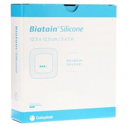 BIATAIN Silicone Schaumverband 12,5x12,5 cm 10 St Verband