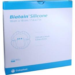 BIATAIN Silicone Schaumverband Ferse 18x18 cm 5 St.