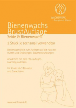 BIENENWACHS BRUSTAUFLAGE Set Wachswerk 1 St