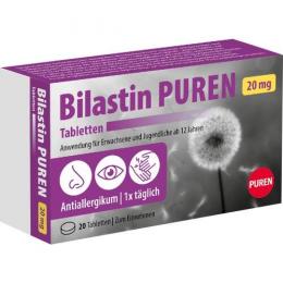 BILASTIN PUREN 20 mg Tabletten 20 St.