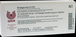 BINDEGEWEBE GL D 30 Ampullen 10X1 ml