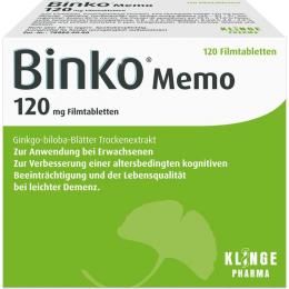 BINKO Memo 120 mg Filmtabletten 120 St.