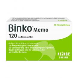 BINKO Memo 120 mg Filmtabletten 30 St Filmtabletten