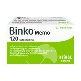 BINKO Memo 120 mg Filmtabletten 60 St Filmtabletten