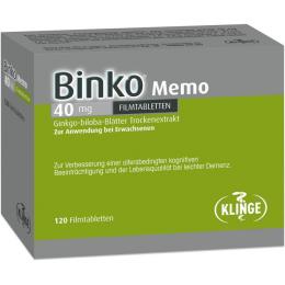 BINKO Memo 40 mg Filmtabletten 120 St.