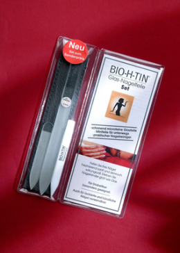 BIO-H-TIN Glas Nagelfeile Set 1 St