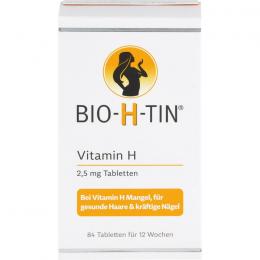 BIO-H-TIN Vitamin H 2,5 mg für 12 Wochen Tabletten 84 St.