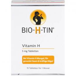 BIO-H-TIN Vitamin H 5 mg für 1 Monat Tabletten 15 St.