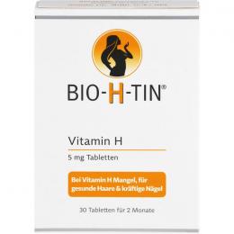 BIO-H-TIN Vitamin H 5 mg für 2 Monate Tabletten 30 St.