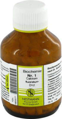 BIOCHEMIE 1 Calcium fluoratum D 12 Tabletten 400 St